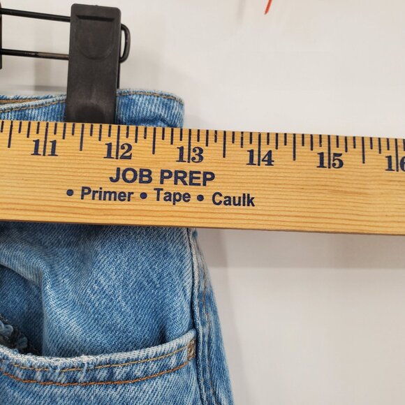 Zara High Waisted Distressed Jeans Denim Pants Women Size US 2 Raw Hem Cotton - Picture 12 of 14